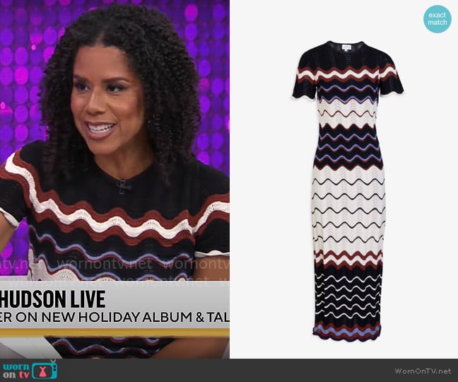 Tanya Taylor Leighton Dress worn by Adriana Diaz on CBS Mornings