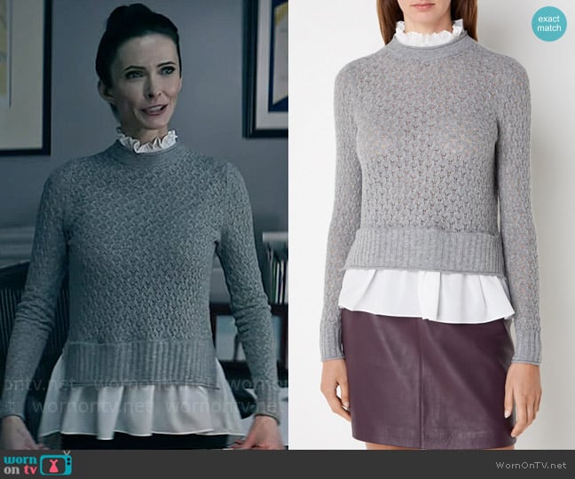 Ted Baker Holina Sweater worn by Lois Lane (Elizabeth Tulloch) on Superman and Lois