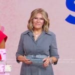 Tory’s grey midi shirtdress on Good Morning America