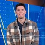 Trevor Ault’s plaid shirt on Good Morning America