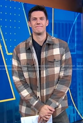 Trevor Ault's plaid shirt on Good Morning America