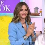 Trinny Woodall’s blue blazer and pants on Today