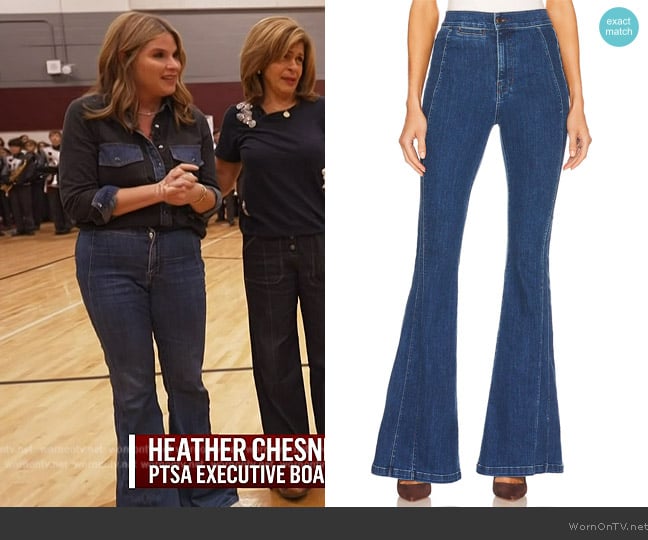 Veronica Beard Sheridan Flare worn by Jenna Bush Hager on Today