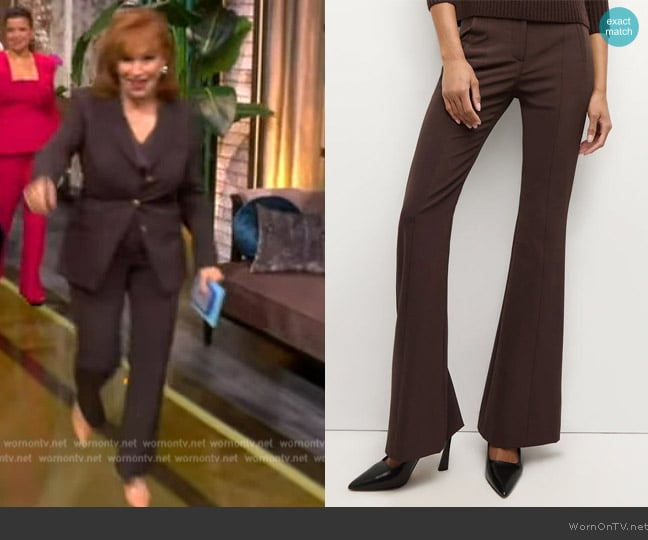 Veronica Beard Tindaya Scuba Pant worn by Joy Behar on The View