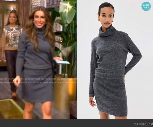 Veronica Beard Cassidy Long Sleeve Turtleneck Wool & Cashmere Sweater Dress worn by Alyssa Farah Griffin on The View