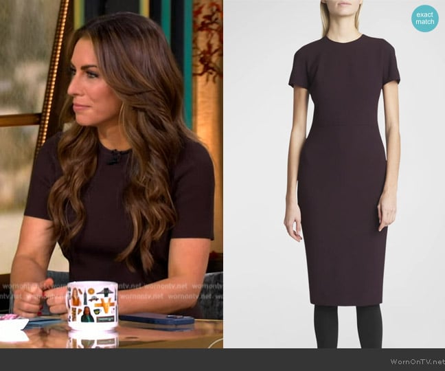 Victoria Beckham Body-Con Midi-Dress worn by Alyssa Farah Griffin on The View