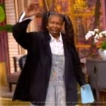 Whoopi’s floral denim overalls on The View