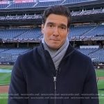 Will Reeve’s navy zip jacket on Good Morning America