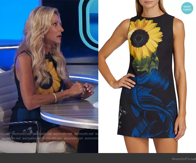 Joan Vassos’s floral print mini dress on Extra