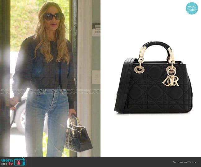 Dior 95.22 Lady Dior Bag worn by Dorit Kemsley on The Real Housewives of Beverly Hills