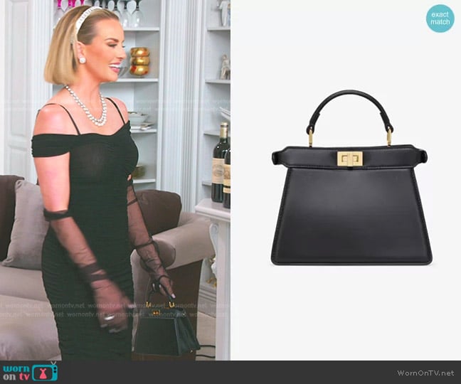 Fendi Peekaboo ISeeU Petite Bag worn by Whitney Rose on The Real Housewives of Salt Lake City