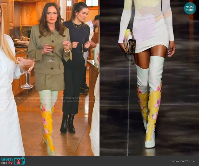 Fendi Spring 2022 Collection worn by Meredith Marks on The Real Housewives of Salt Lake City