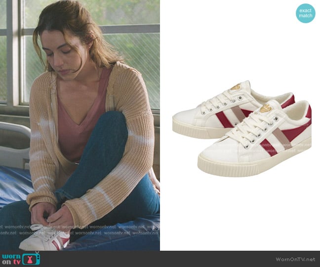 Gola Tennis Mark Cox Sneakers in White/Raspberry/Blossom worn by Jules Millin (Adelaide Kane) on Greys Anatomy