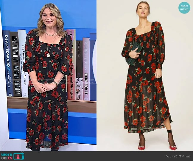 Rixo Yas Dress worn by Jenna Bush Hager on Today