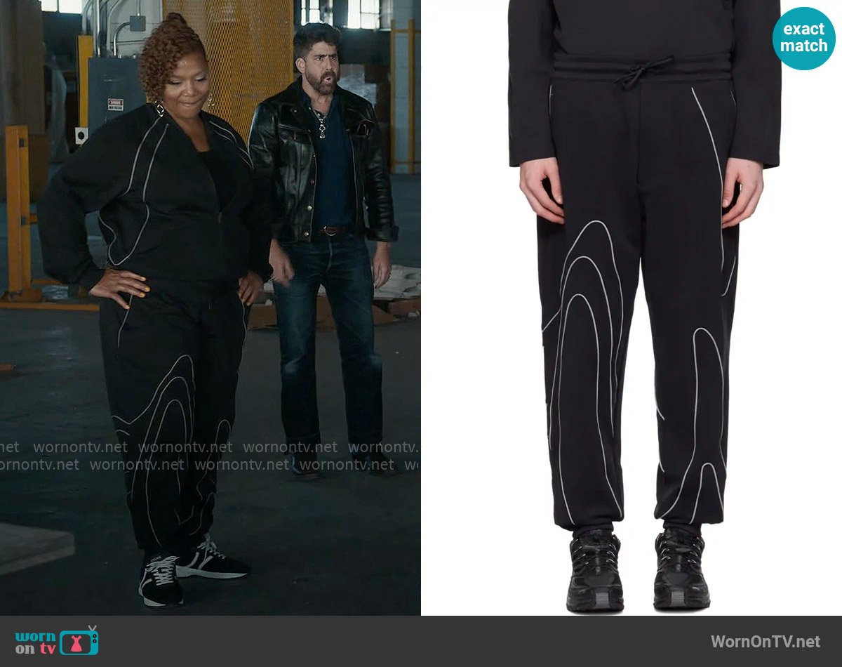 Y-3 Piped Track Pants worn by Robyn McCall (Queen Latifah) on The Equalizer