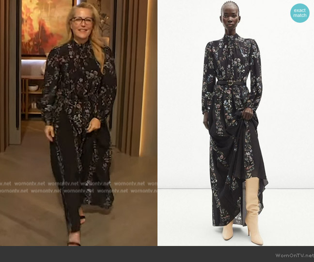 Adam Lippes 2025 Resort Collection worn by Gillian Anderson on The Drew Barrymore Show