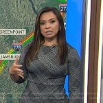 Adelle’s grey plaid dress on Today