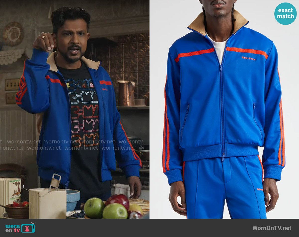 Adidas x Wales Bonner 3-Stripes Track Jacket worn by Jay (Utkarsh Ambudkar) on Ghosts