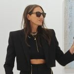 Jenna’s black cropped blazer and pants on The Real Housewives of New York City