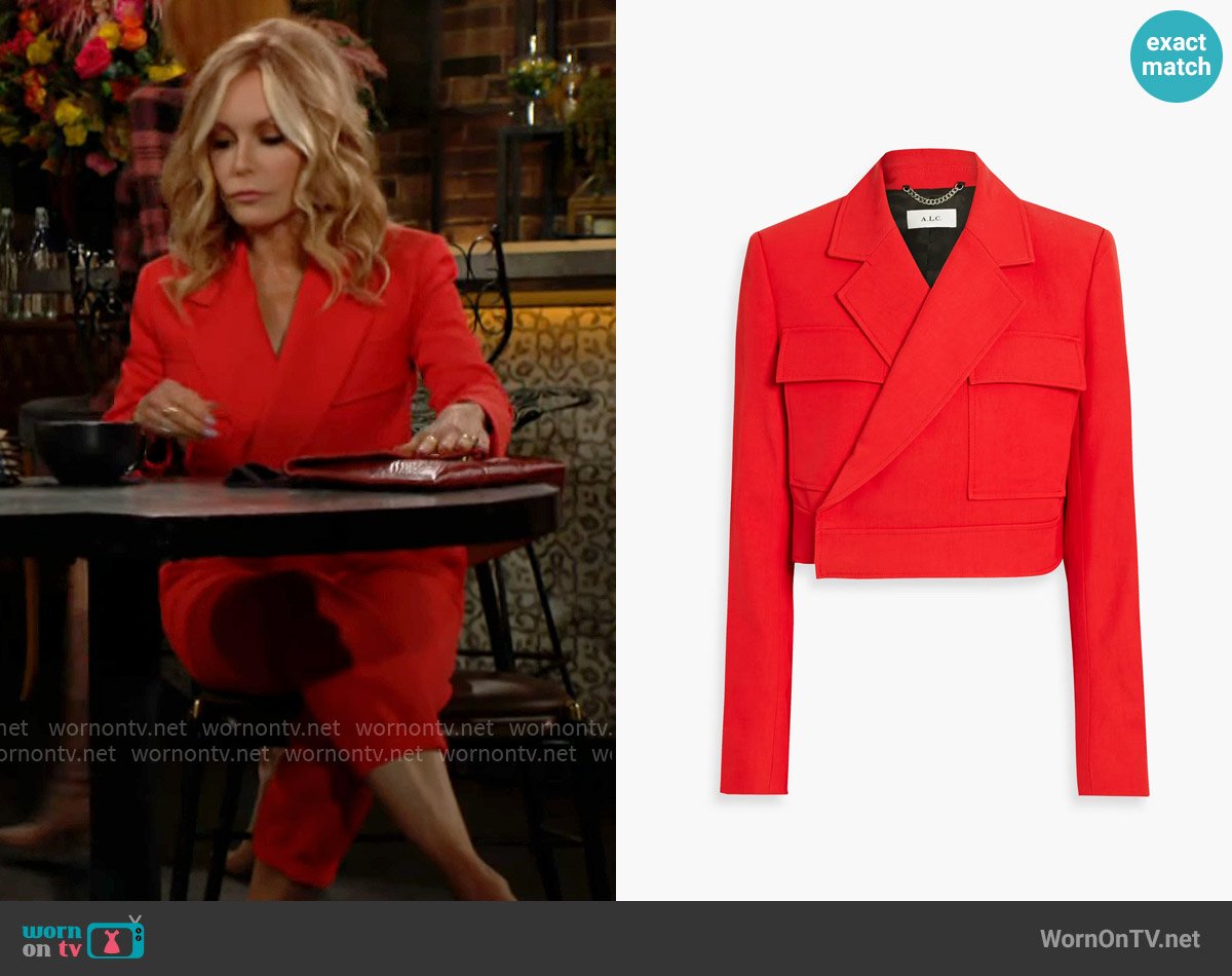 A.L.C. Reeve Jacket worn by Lauren Fenmore (Tracey Bregman) on The Young and the Restless