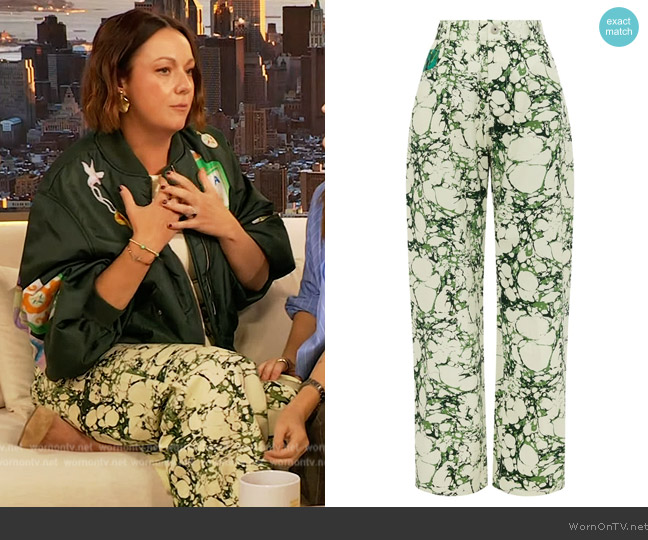 Alemais Sunburst Pant worn by Celeste Barber on The Drew Barrymore Show