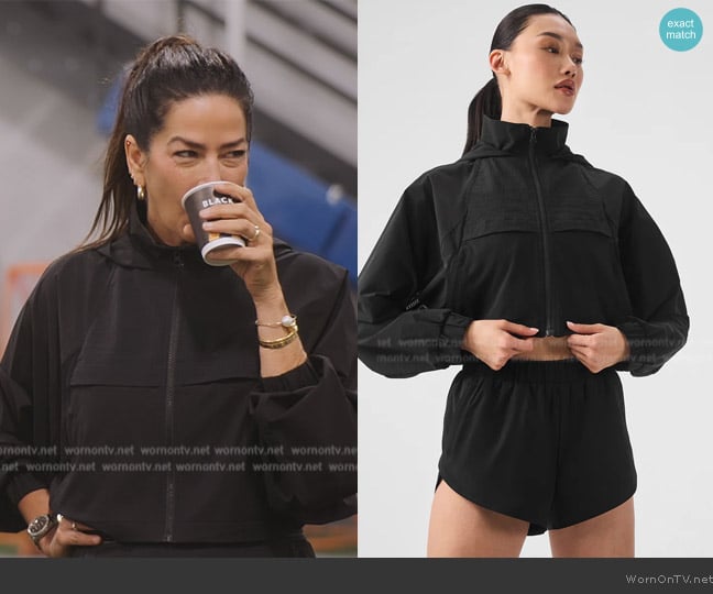 Alo Playmaker Jacket worn by Rebecca Minkoff on The Real Housewives of New York City