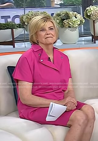 Anne's pink shirtdress on Today