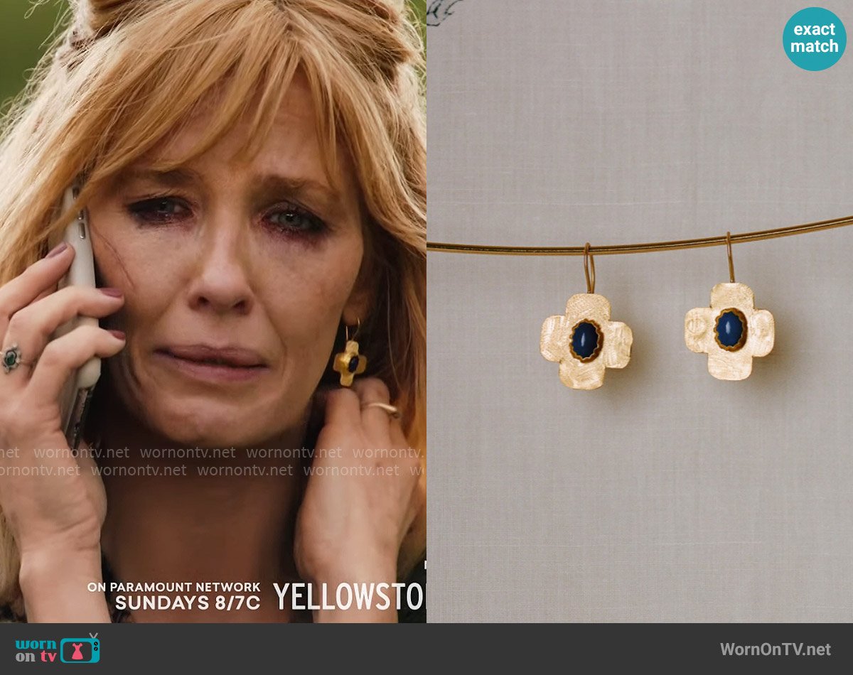 Après Ski Nuit Earrings worn by Beth Dutton (Kelly Reilly) on Yellowstone