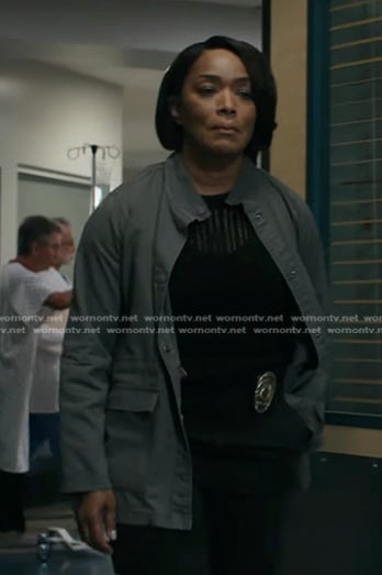 Athena's grey jacket on 9-1-1