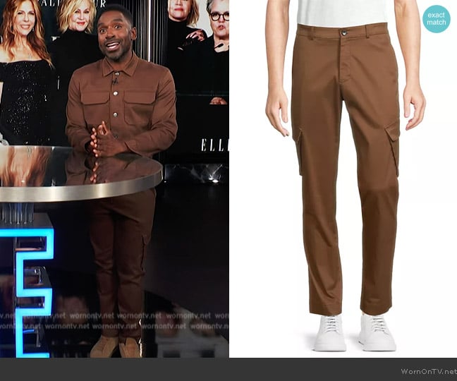 ATM Anthony Thomas Melillo Twill Cargo Pants worn by Justin Sylvester on E! News