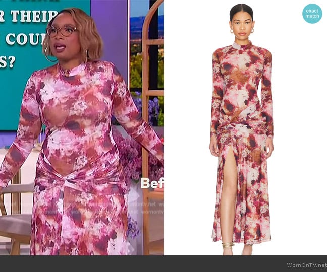 Bardot Lea Mesh Dress worn by Jennifer Hudson on The Jennifer Hudson Show