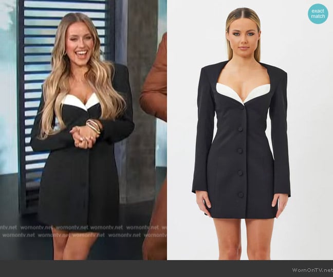 Bianca & Bridgett Tori Mini Dress worn by Jessica Lord on Access Hollywood