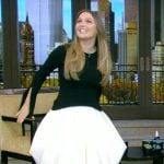 Camilla Luddington’s colorblock dress on Live with Kelly and Mark