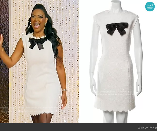 Chanel 2020 Mini Dress worn by Kenya Moore on Tamron Hall Show