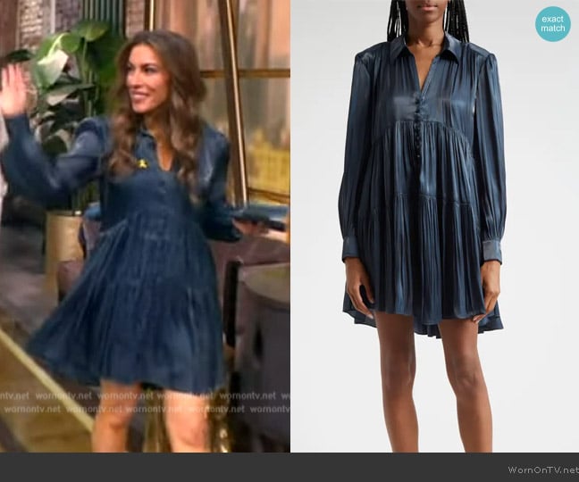 Cinq a Sept Lilly Long Sleeve Shirtdress worn by Alyssa Farah Griffin on The View