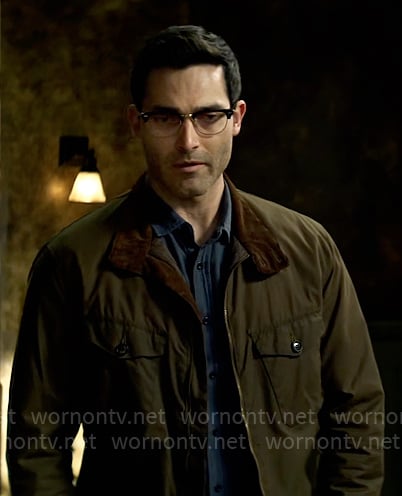 Clark's olive green jacket on Superman and Lois