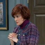 Diane’s purple tweed jacket on General Hospital