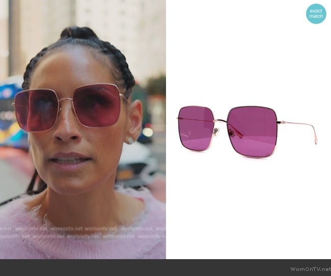 Dior Stellaire Sunglasses worn by Racquel Chevremont on The Real Housewives of New York City