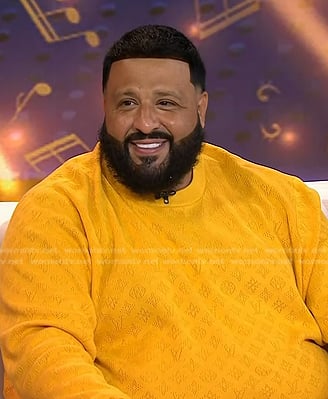 DJ Khaled's yellow sweater on Today