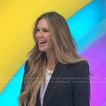 Elle Macpherson’s denim blazer and flare jeans on Today