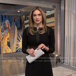 Ellison’s black long sleeve dress on NBC News Daily