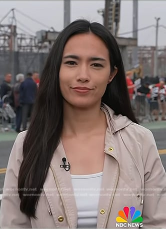 Emilie's beige jacket on Today