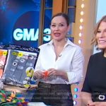 Eva’s metallic pants on Good Morning America