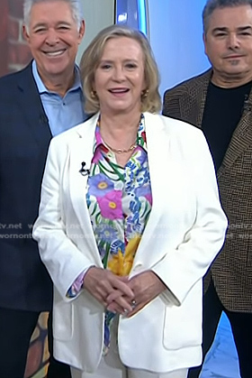 Eve Plumb’s floral print blouse on Today