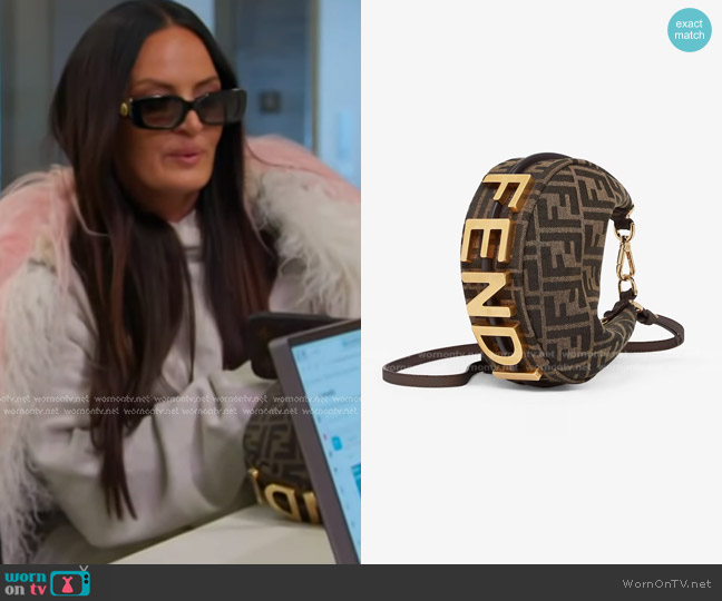 Fendi Fendigraphy Mini worn by Lisa Barlow on The Real Housewives of Salt Lake City