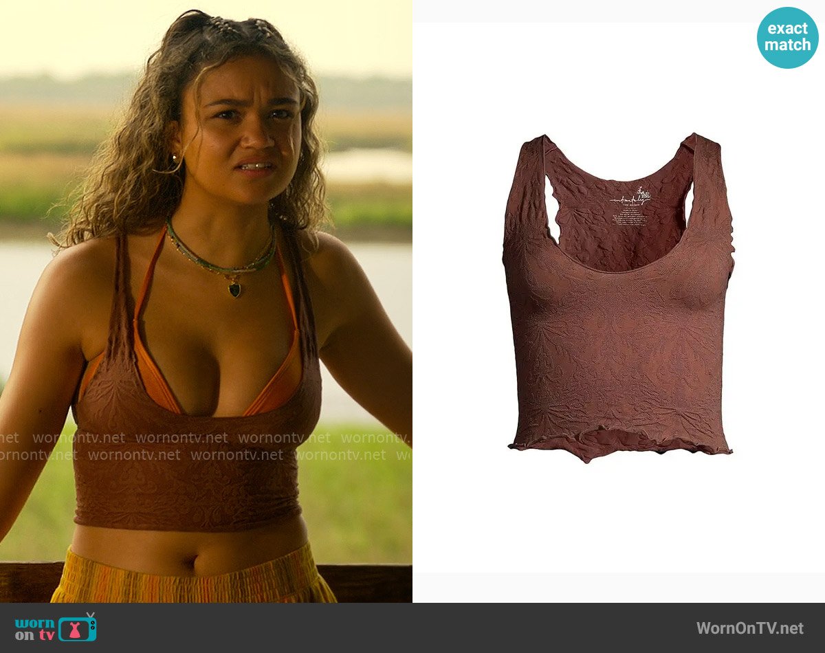 Kiara’s tank top on Outer Banks