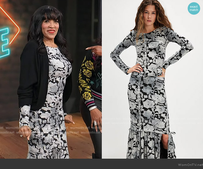 Free People Wrenli Set worn by Jackee Harry on Access Hollywood