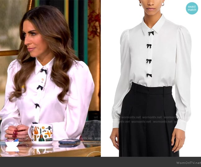 Generation Love Arly Bow Blouse worn by Alyssa Farah Griffin on The View