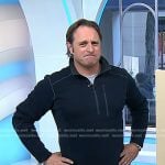 George Oliphant’s black zip chest pocket sweater on Today