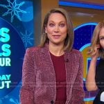 Ginger’s pink lurex blazer on Good Morning America